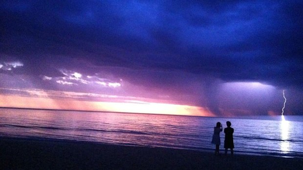Victorian have been told to brace for thunderstorms and rain today. (Supplied)