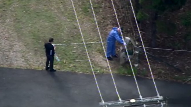 The body of a man was found in a gully at Capalaba, south-east of Brisbane. 