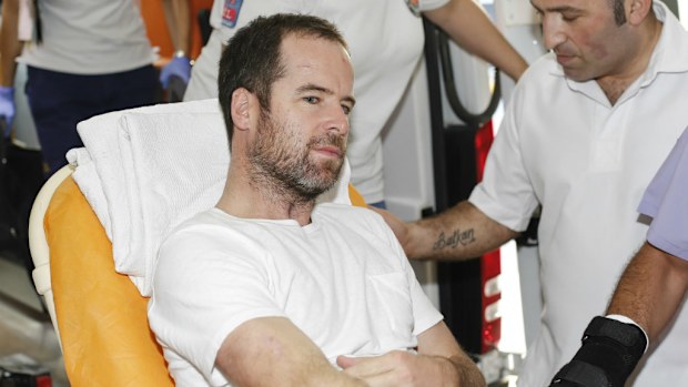 Photographer Adam Ferguson was injured when an aid helicopter crashed in Iraq. (Getty)