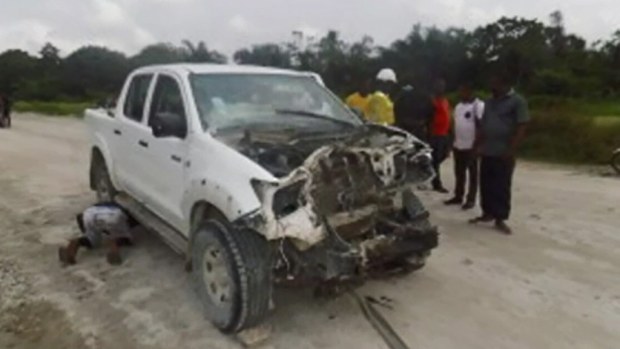 Gunmen attacked the convoy in Cross River. (Flux Connect / Ike Uchechukwu)