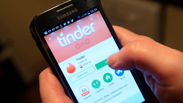 Tinder. (AAP)