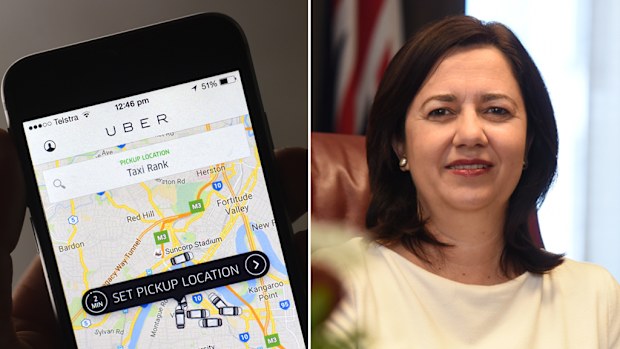 Queensland Premier Annastacia Palaszczuk has said Uber will be made legal in the state. (AAP)