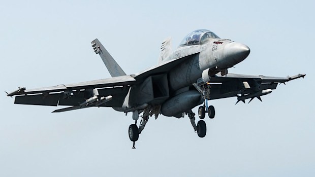 An F/A-18F Super Hornet. (AAP)