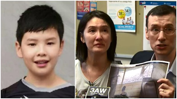 Andrew Ong, 11, has been found safe after his parents launched a desperate search. (9NEWS) 