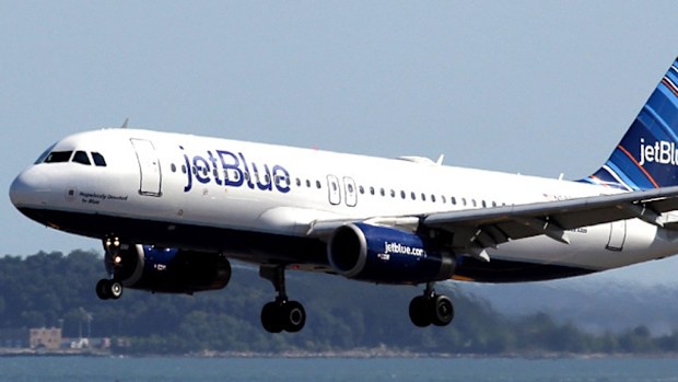 A JetBlue Airways plane. (Supplied)