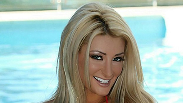 Heather McCartney was fined for stripping off in the corporate box at the MCG on Saturday. (Picture: Facebook)