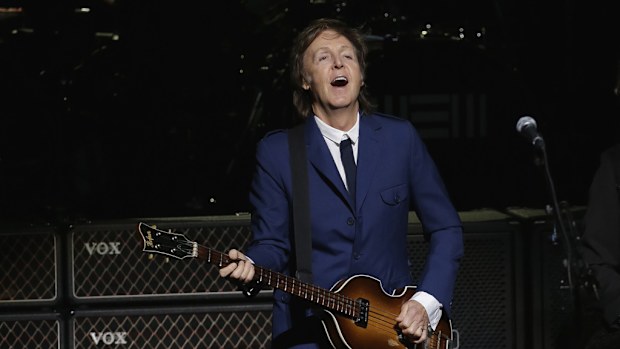 Music legend Sir Paul McCartney. (AAP)