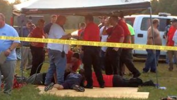 A four-year-old boy in the US has been rescued after falling down a well while looking for his dog, who had been missing for three days and was also down the hole. (ABC News)