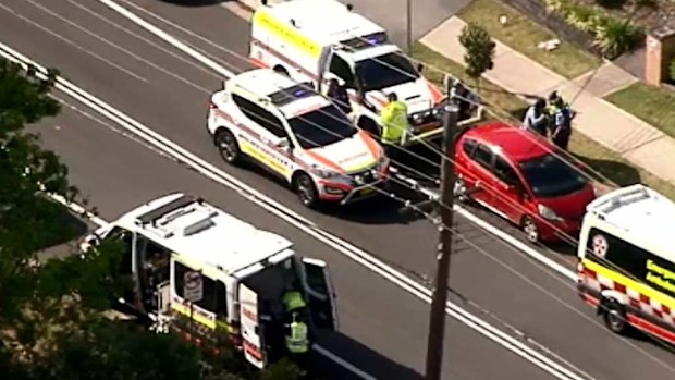 The child has been taken to Westmead Children's Hospital. (9NEWS)