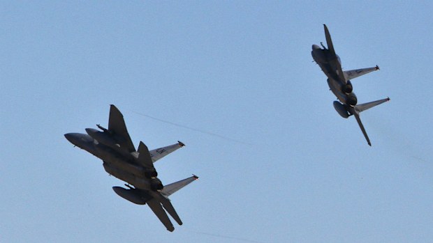 US F-15 fighters. (Getty Images)