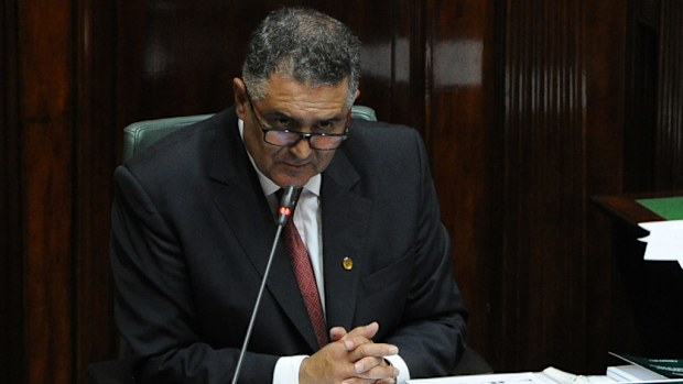 Former Victorian Speaker Telmo Languiller. (AAP)