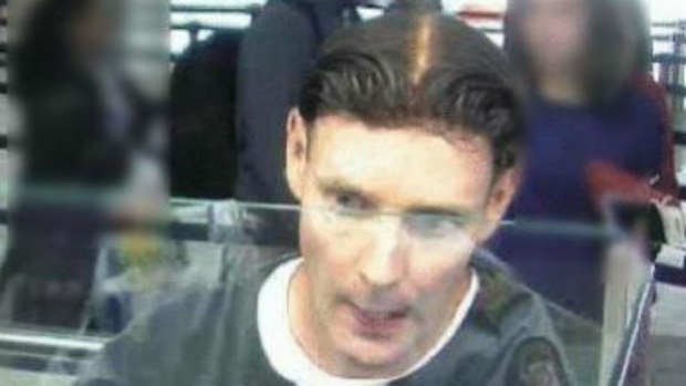 This CCTV image shows Phillip Smith at Auckland Airport last Thursday.