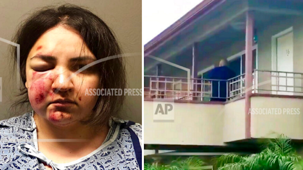 The mother has been medically cleared and has been arrested.