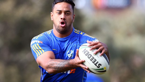 Kenny Edwards during a training session in 2014. (AAP)