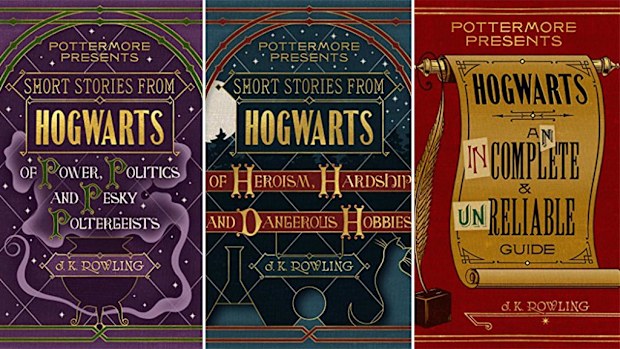 The three new Harry Potter novels set to be released next month. (Amazon.co.uk)