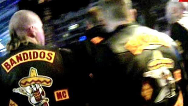 Bandidos members involved in the notorious 'Broadbeach brawl'. (9NEWS)