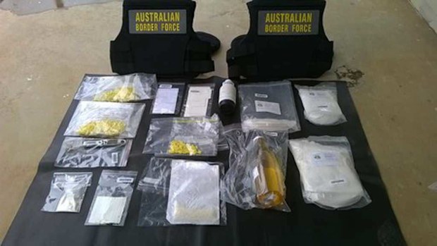 The man was arrested after an ABF and SAPOL investigation linked him to the importation and distribution of numerous border controlled drugs via the dark net. (Department of Immigration and Border Protection)