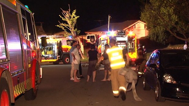Emergency crews at the scene. (9NEWS)
