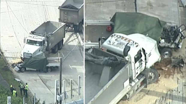 One person is dead after the crash. (9NEWS)
