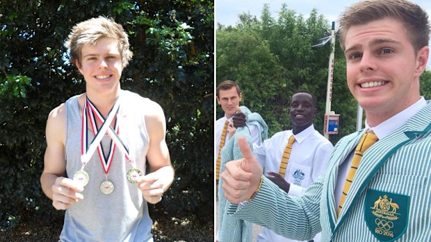 Alexander Hartmann, 23, will be representing Australia in the Men's 200m track and field sprint. (Facebook/Alexander Harmann)