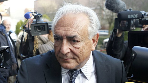 Dominique Strauss-Kahn arrives at court in France. (AAP)