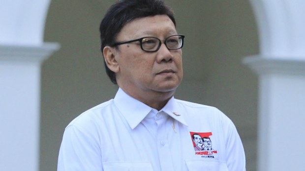 Indonesian Home Affairs Minister Tjahjo Kumolo. (Getty)