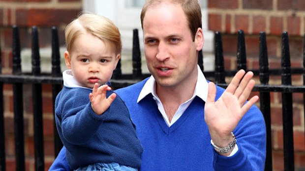 Princes George and William are high in the line of succession.