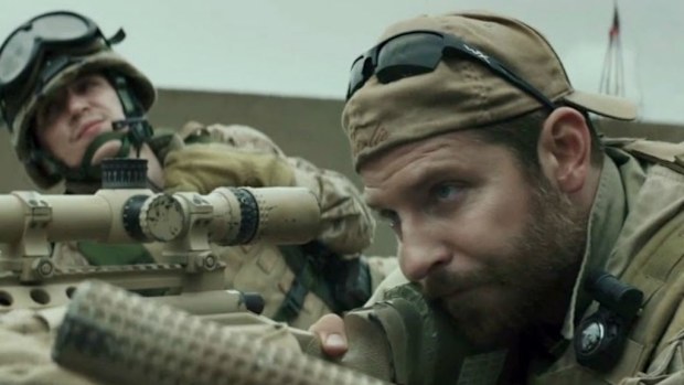Bradley Cooper in American Sniper, which has been nominated for an Oscar for best film. (Supplied)