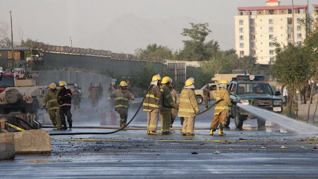 At least 24 people were killed in twin bombings in Kabul (AFP)