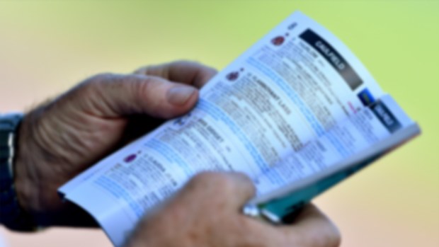 A racing form guide. (AAP file image)