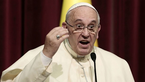 Pope Francis will urge action on climate change. (AAP)