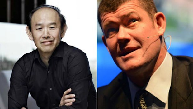 Iwan Sunito, James Packer. (Supplied)