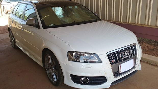 The Audi S3 has been impounded. (Queensland Police Service)