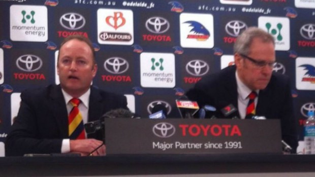 The Adelaide Football Club has confirmed Steven Trigg has left the club, after 13 years as chief executive.
