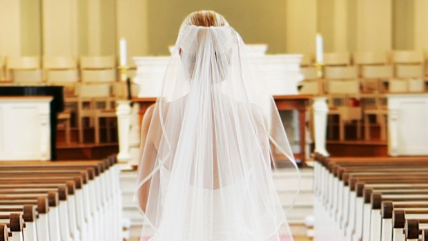 The bride has explained her reasons why on social media.