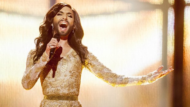 Austrian drag performer Conchita Wurst was the 2014 winner of Eurovision. (AAP)