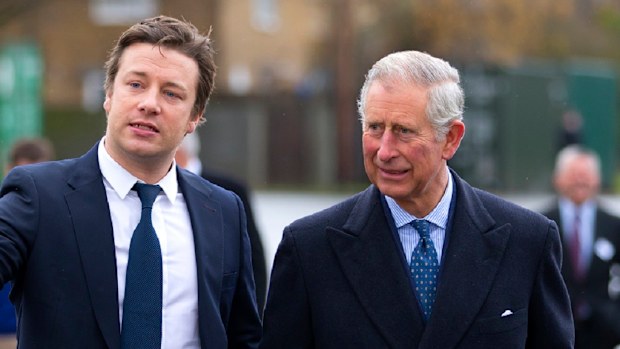 Prince Charles and Jamie Oliver