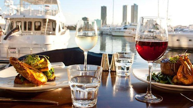 The view at Saks restaurant. (Facebook)