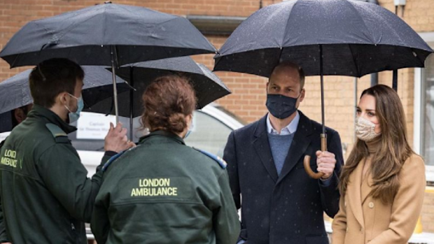 The Duke and Duchess of Cambridge ambulance station