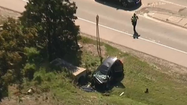 The fatal crash happened off Craigieburn Road East. (9NEWS)