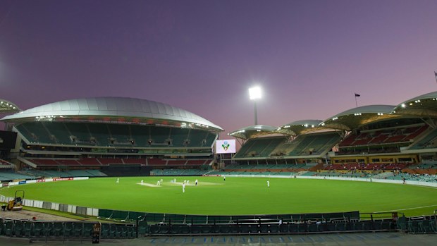Adelaide Oval hosted a day-night Sheffield Shield match in 2014. (AAP)