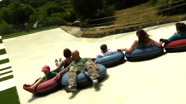 The party was held at the Plymouth Ski Slope. (YouTube)