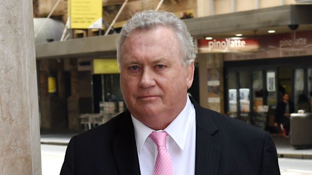 Newcastle mayor Jeff McCloy arrives to give evidence at the Independent Commission Against Corruption. (AAP)