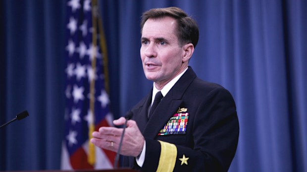 Pentagon spokesman Rear Admiral John Kirby has confirmed a US general has been killed in Afghanistan. (Getty)