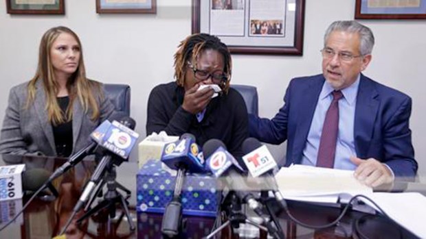 The teenager's mother, Gina Alexis, said she asked the foster carers to take care of "my baby". (Associated Press)