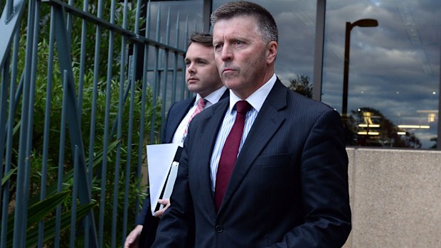 Former NSW police minister Michael Gallacher appeared at the ICAC hearing today. (AAP)
