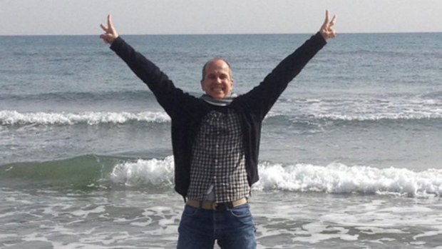 Peter Greste's first Tweet since being released - 'Free in Cyprus! Feels sweet.' (Twitter/Peter Greste)