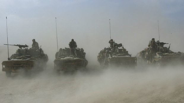 Australian special forces troop in Iraq. (AAP)