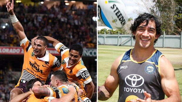 Justin Hodges and Johnathan Thurston will lead their teams in the clash. (AAP)
