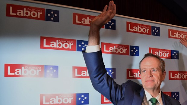 Bill Shorten at a town hall meeting in Caboolture.